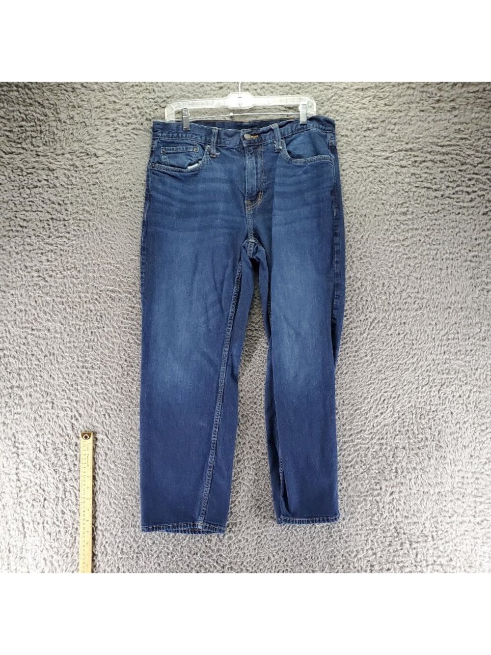 Old Navy Jeans Mens 36x30 Blue Stretch Denim Loose Straight Leg